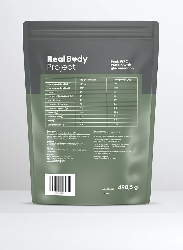 
                  
                    Peak WPC Protein - Az izomnövekedés és regenerálódás forrása
                  
                